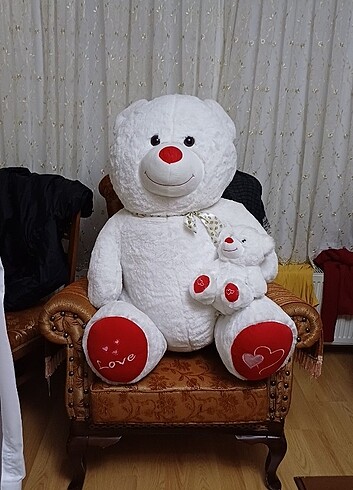Diğer beyaz peluş ayı 