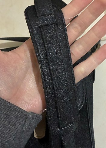 Vakko Siyah Deri Tokalı Kadın Çanta - Görsel 5