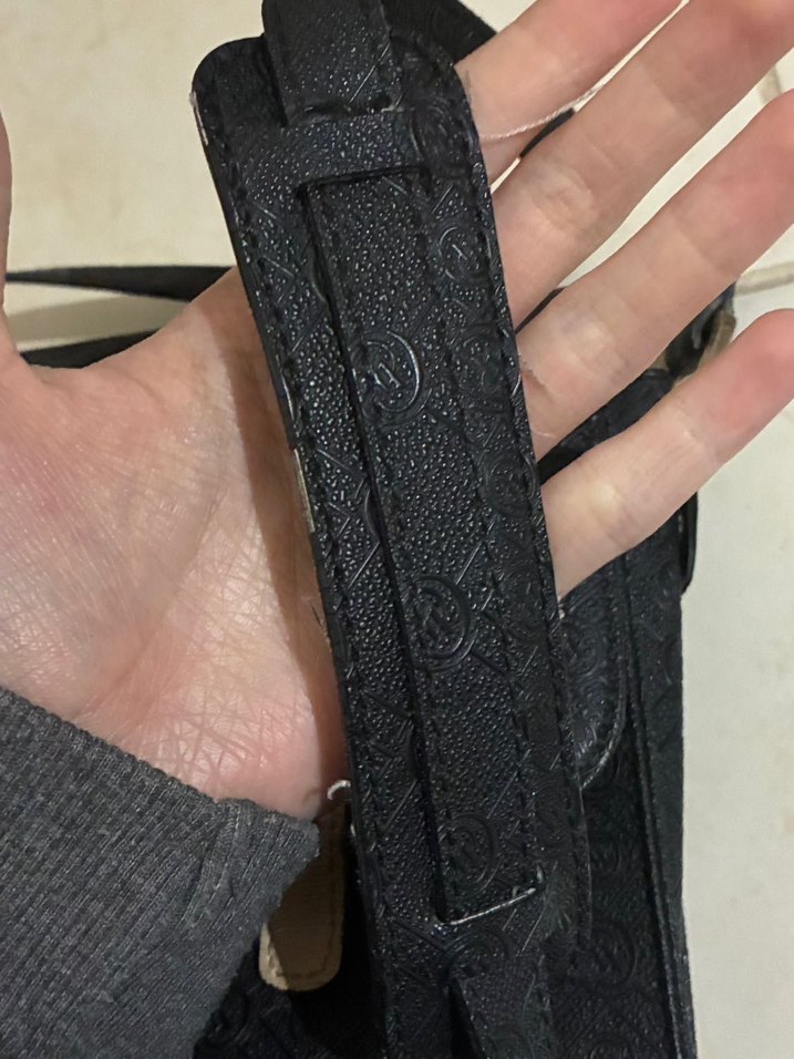 Vakko Siyah Deri Tokalı Kadın Çanta - Görsel 5