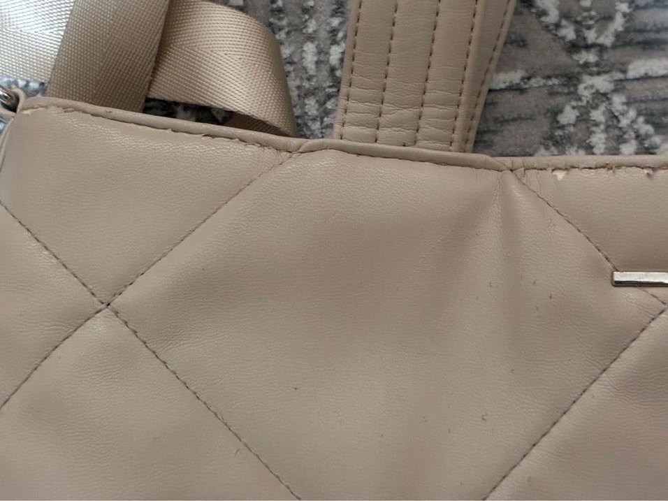 Bershka Bej Deri Kadın Çanta - Görsel 3