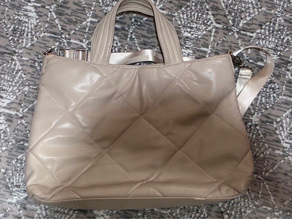 Bershka Bej Deri Kadın Çanta - Görsel 2