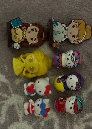 Renkli Karakter Figürleri Seti