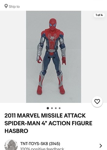 Kırmızı-Koyu Örümcek Adam Aksiyon Figürü - Görsel 6