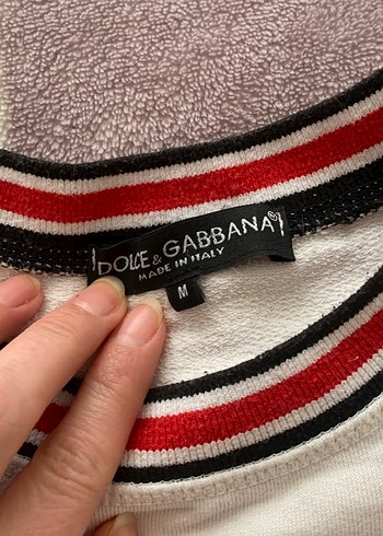 D&G Beyaz  sweatshirt - Görsel 2