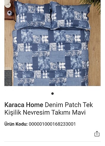 Karaca sıfır tek kişilik nevresim takımı 