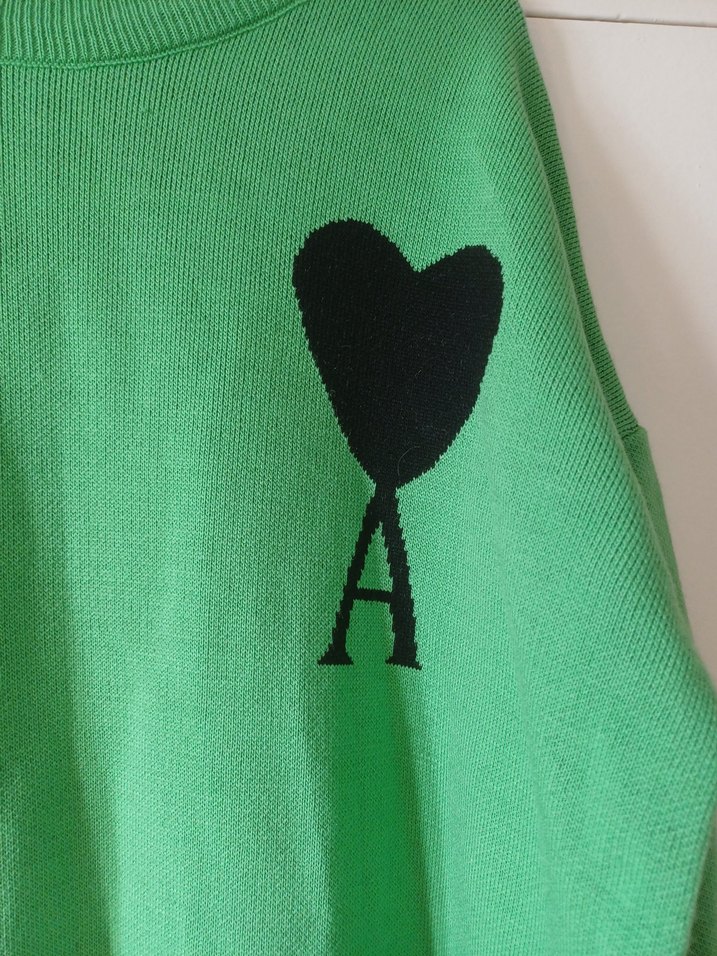 Yeşil Bisiklet Yaka Örgü Kadın Kazak - Görsel 3