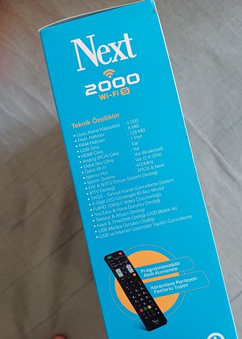 Next 2000 Wi-Fi Uydu Alıcısı TTURKSAT Destekli - Görsel 6