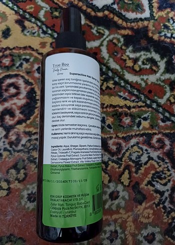 True Boo Superactive Saç Spreyi Tonik - Görsel 3