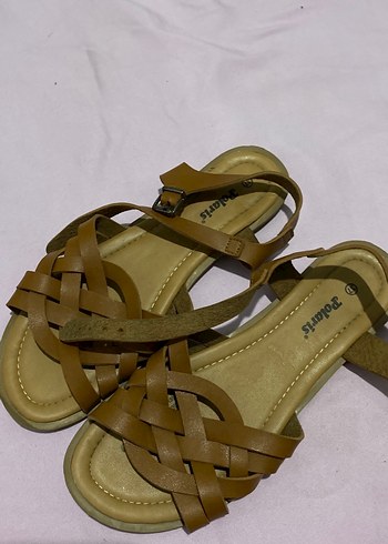 Kahverengi Kadın  Sandalet - Görsel 2