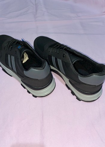 Siyah Erkek Spor Ayakkabı Bağcıklı - Görsel 2