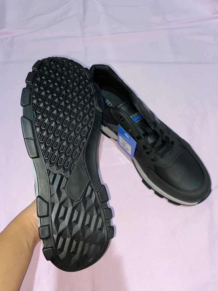 Siyah Erkek Spor Ayakkabı Bağcıklı - Görsel 3