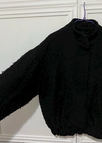 Puf Kollu bomber ceket - Görsel 3