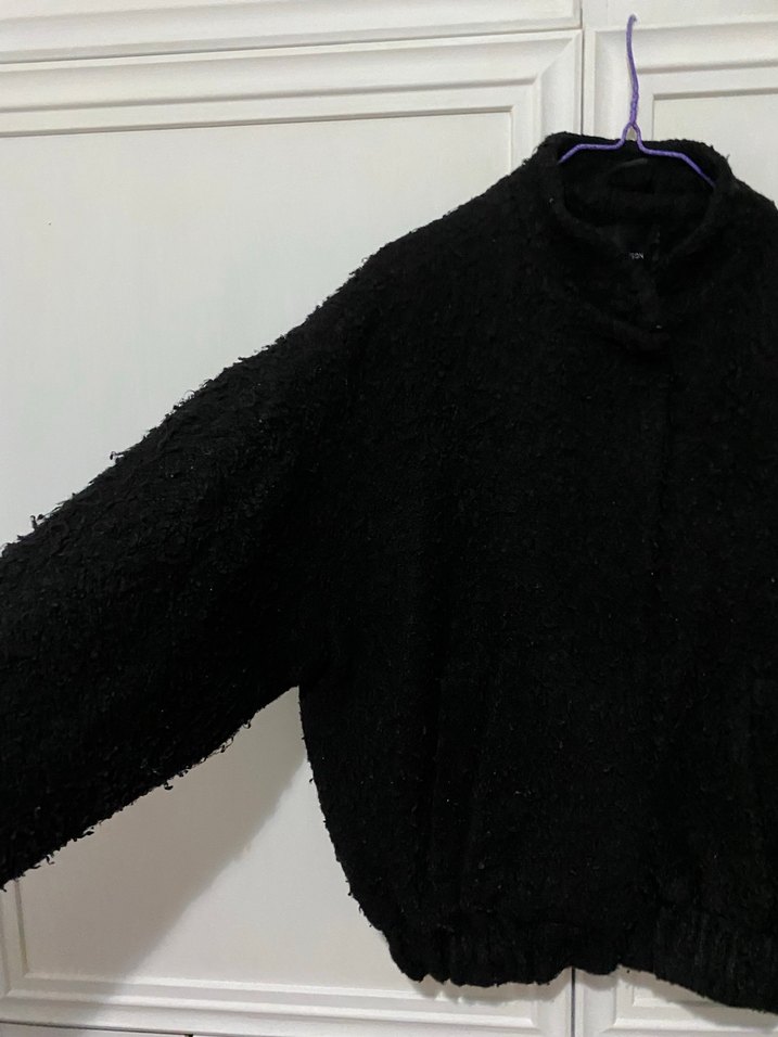 Puf Kollu bomber ceket - Görsel 3