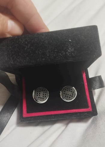 Siyah Modern Erkek Kol Düğmeleri - Görsel 4