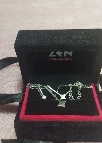 zen pırlanta gümüş kolye - Görsel 4