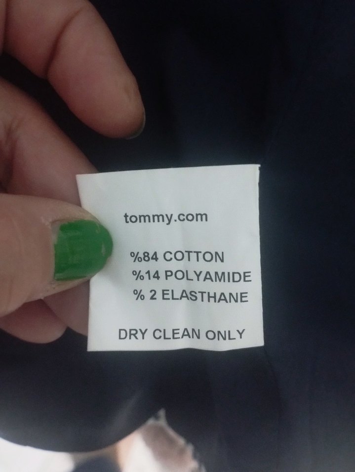 Tommy Hilfiger Midi Kadın Blazer kışlık - Görsel 5