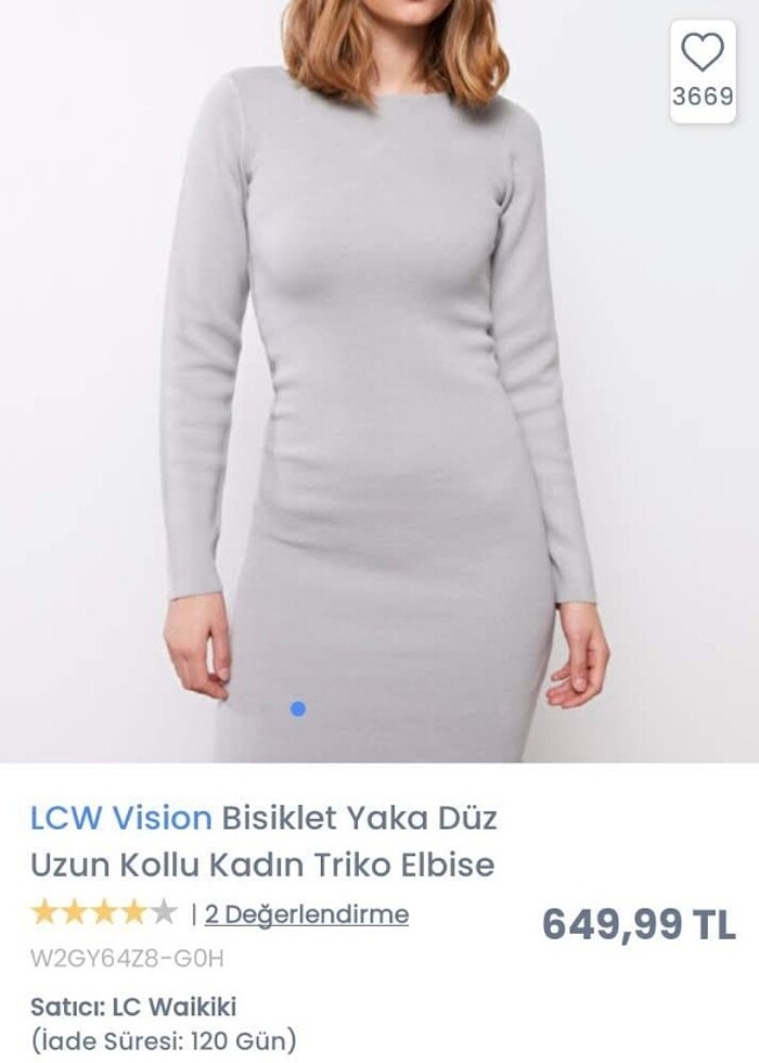 Triko elbise - Görsel 2