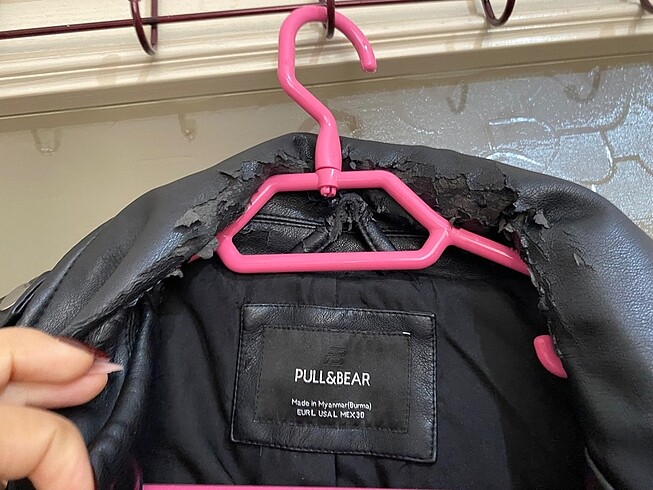 Pull and Bear Pull&Bear deri ceket