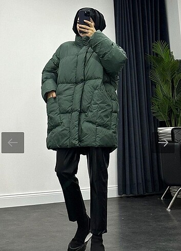 Oversize şişme mont 