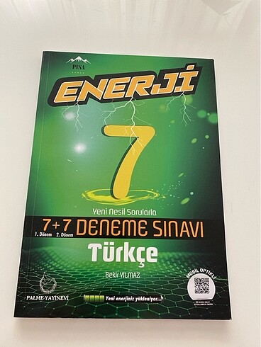 Enerji 7. sınıf Türkçe deneme sınavı