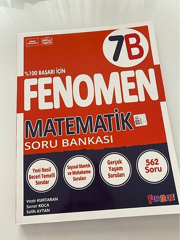 Fenomen 7. Sınıf matematik soru bankası
