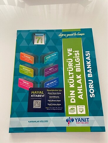 Yanıt 7. Sınıf din kültürü ve ahlak bilgisi soru bankası