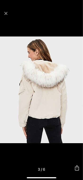m Beden Bershka krem mont