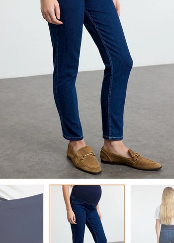 Mavi Denim Hamile Pantolonu - Görsel 3