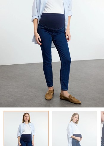 Mavi Denim Hamile Pantolonu - Görsel 4