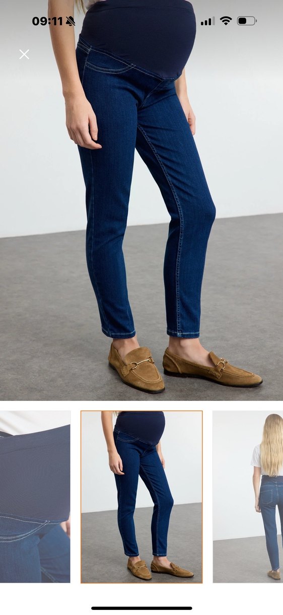Mavi Denim Hamile Pantolonu - Görsel 3