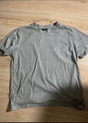 xl Beden Gri Kısa Kollu Kadın Tişört