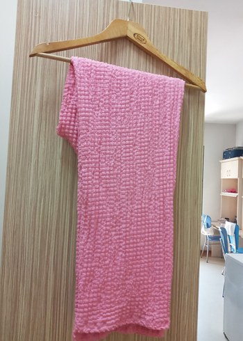 m Beden pembe Renk pembe gofre kumaş pantolon