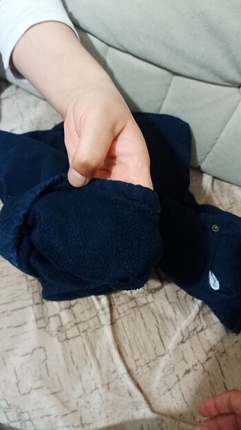 11-12 Yaş Beden lacivert Renk Kışlık içi polarli erkek çocuk pantolonu 11-12 yaş
