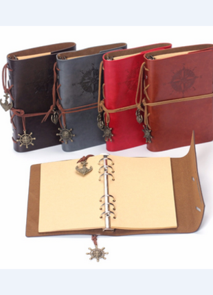 Markasız Ürün Yaprak detaylı vintage not defteri