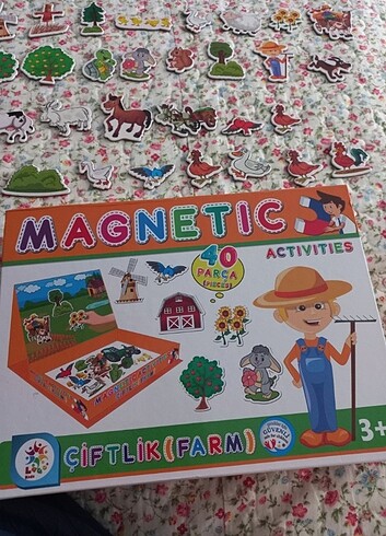 Beden Manyetik Çiftlik Oyunu 3 yaş üzeri