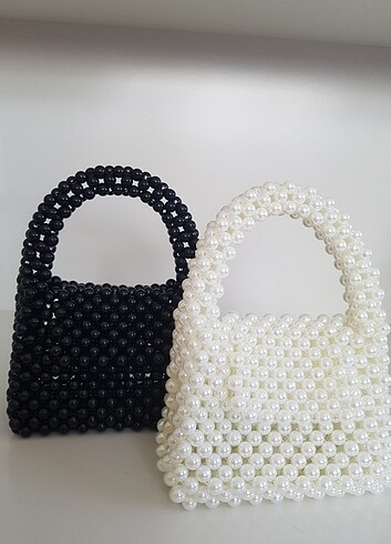 İnci çanta incili çanta pearl bag 