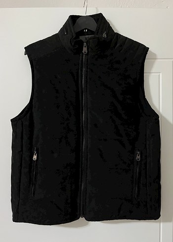 Siyah Fermuarlı Erkek Yelek - Görsel 5