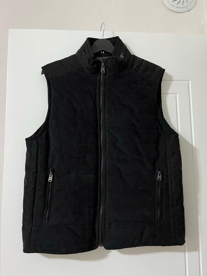 Siyah Fermuarlı Erkek Yelek - Görsel 3