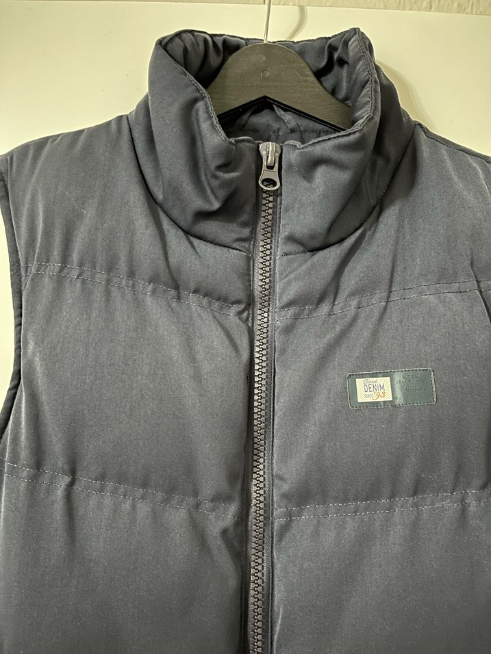 Lacivert Fermuarlı Erkek Şişme Yelek - Görsel 5