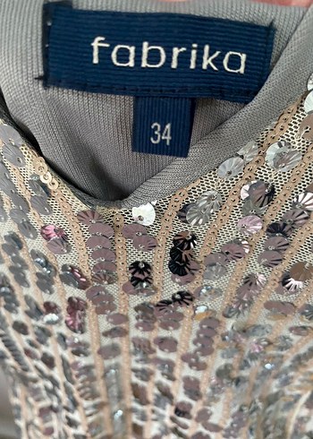 Pul İşlemeli V Yaka Mini Abiye Elbise - Görsel 8