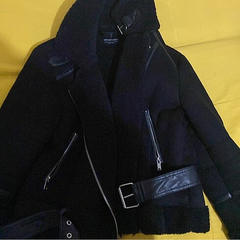 s Beden siyah Renk Biker Ceket