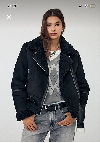 Stradivarius Biker Ceket