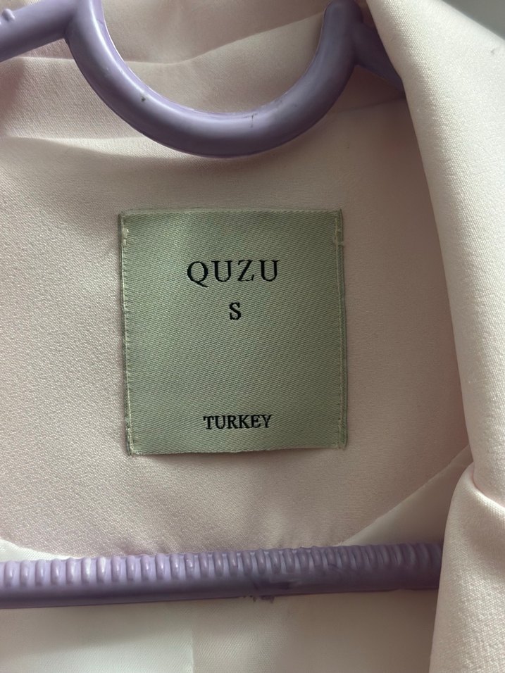 Düğmeli Pembe Midi Blazer - Görsel 2