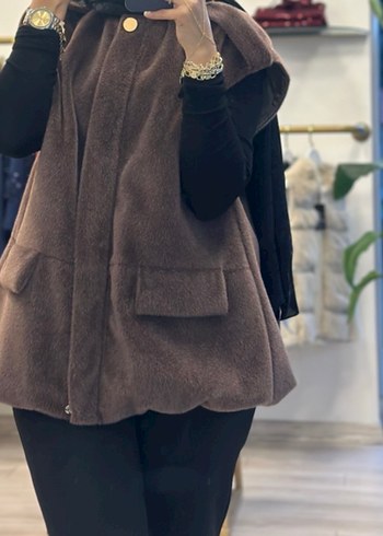 Alpaka Yelek Kahverengi - Görsel 2