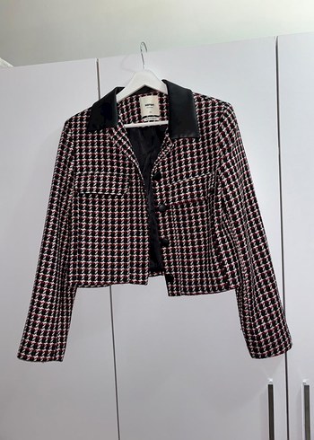 Düğmeli Mini Parisian Blazer - Görsel 2