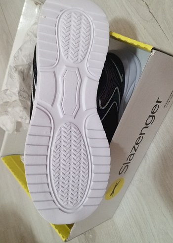 39 Beden Slazenger Unisex Siyah Spor Ayakkabı