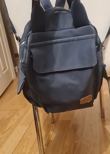 Kadın Siyah Deri Sırt Çantası - Görsel 2