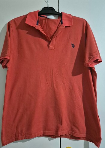 Koyu Kırmızı/Turuncu Erkek Polo Tişört