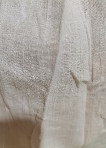 Nakışlı Beyaz Bohem Kadın Bluz - Görsel 3