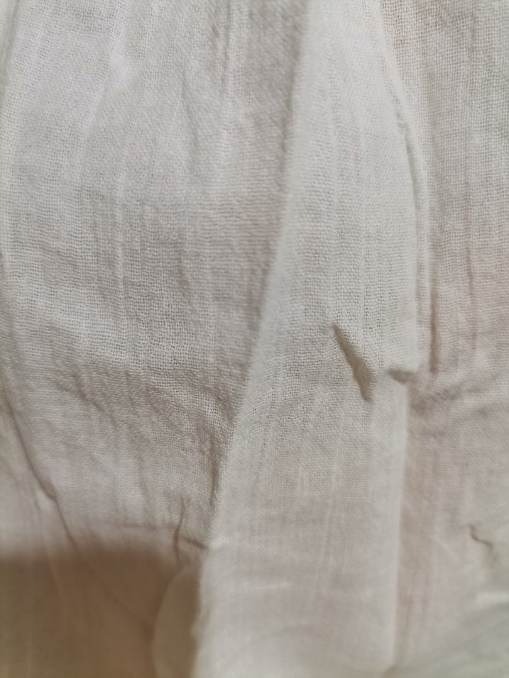 Nakışlı Beyaz Bohem Kadın Bluz - Görsel 3